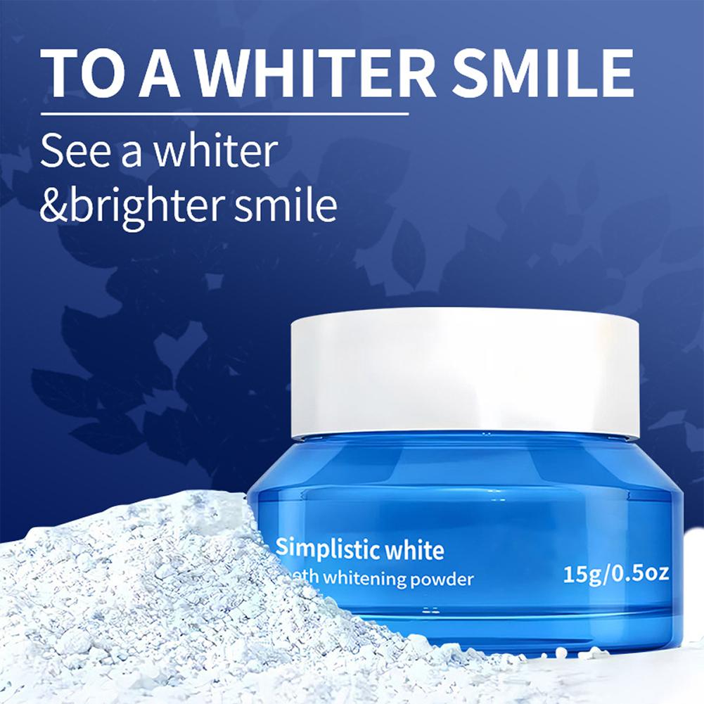 Teeth Whitening Co - 심플한 화이트닝 치아 미백 파우더 얼룩