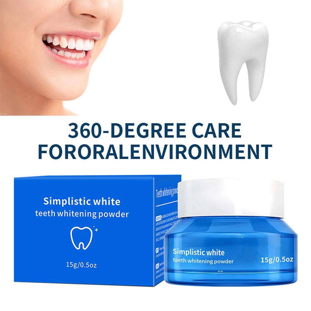 Teeth Whitening Co - 15g 치아 미백 파우더 프리미엄 에나멜