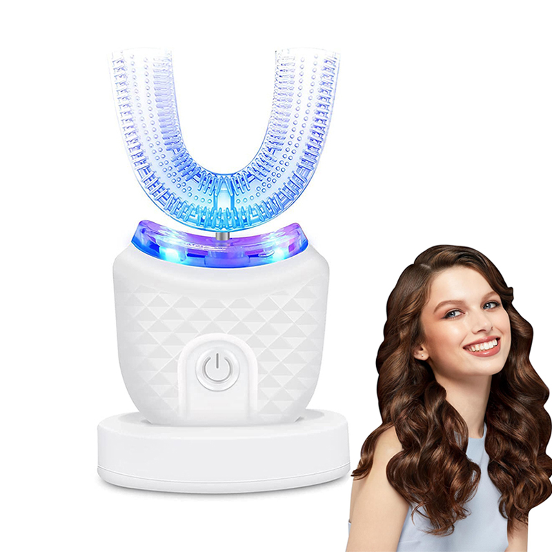 Teeth Whitening Kit At Home - U자형 충전식 라이트 빠른 미백 치아
