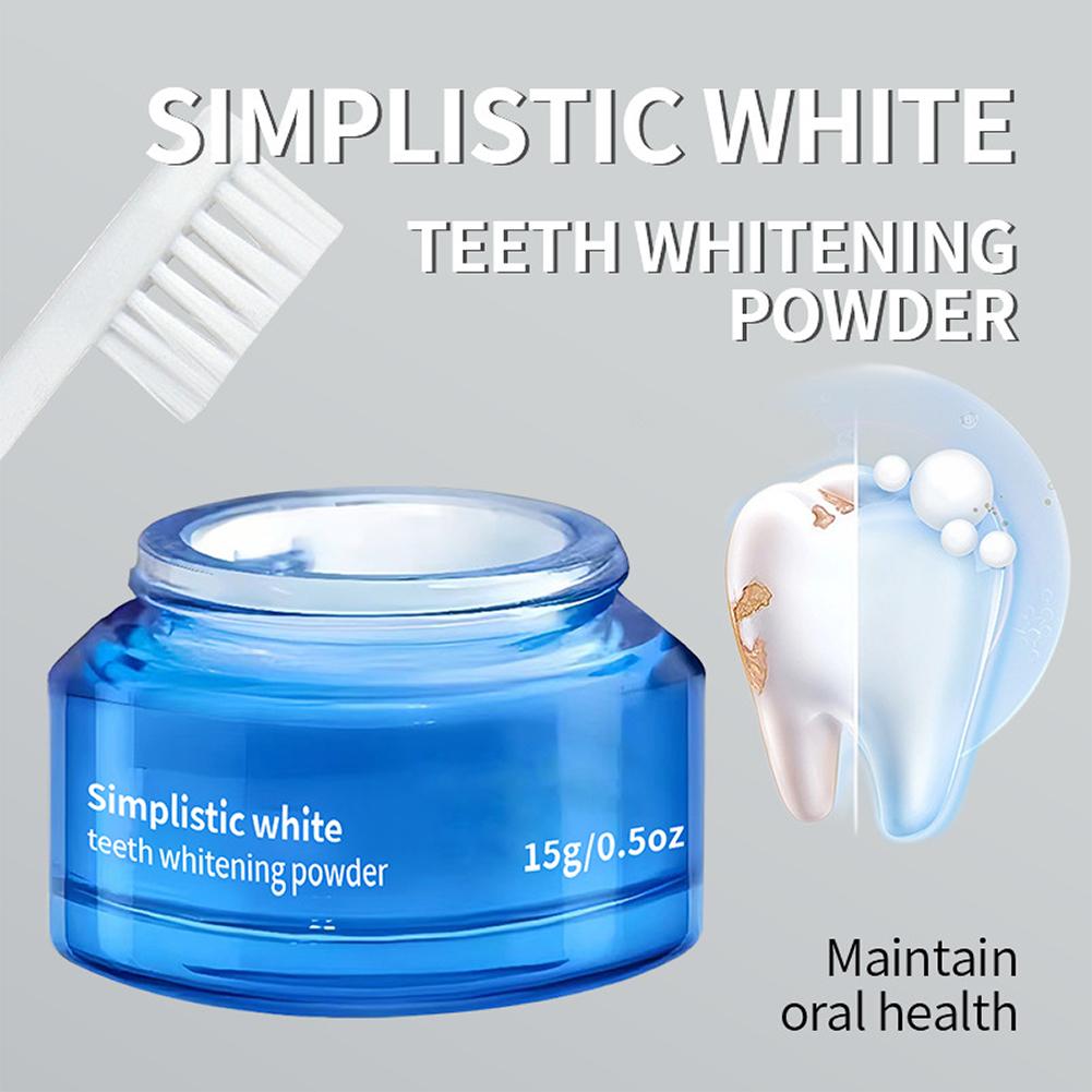 Teeth Whitening Co - 심플한 치아 미백 파우더, 완고한 음료
