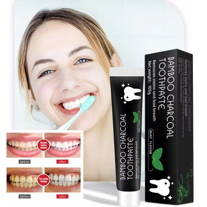 Teeth Whitening Co - 미백 치약 대나무 숯 치약은 구취를