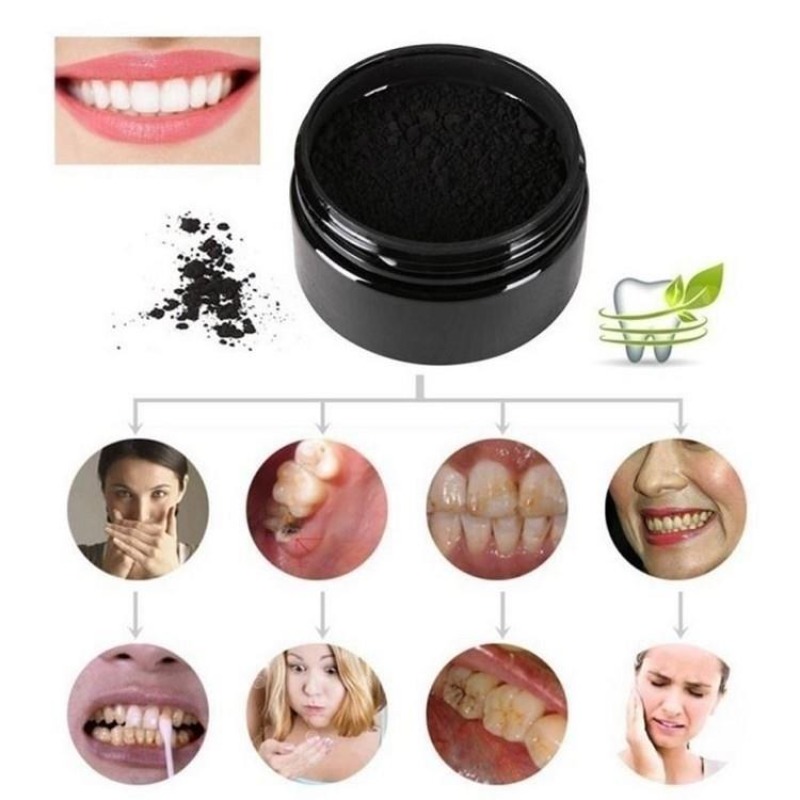 활성탄 치아 미백 파우더 1박스, 숯 치아 클리닝 파우 - Teeth Whitening Co 리뷰 및 가격