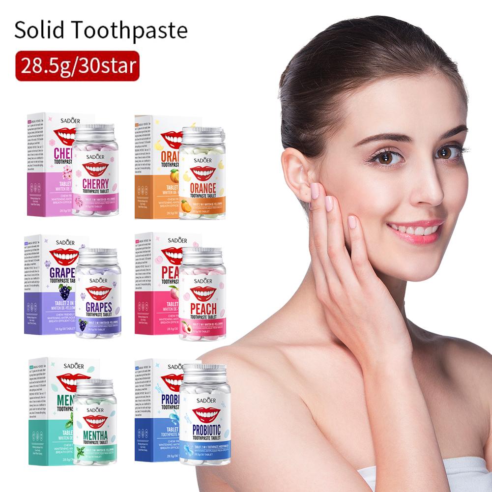 민트 솔리드 치약 정제 민트 맛 치아 호흡 구강 세척제 - Teeth Whitening Co 리뷰 및 가격